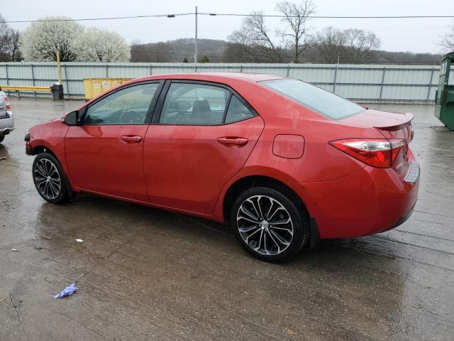 5YFBURHE6GP559425 - 2016 TOYOTA COROLLA L RED photo 2