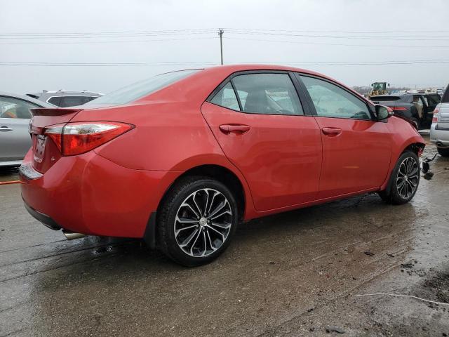 5YFBURHE6GP559425 - 2016 TOYOTA COROLLA L RED photo 3