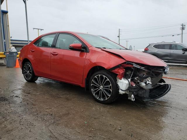 5YFBURHE6GP559425 - 2016 TOYOTA COROLLA L RED photo 4