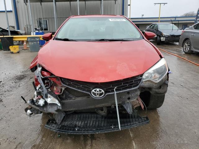 5YFBURHE6GP559425 - 2016 TOYOTA COROLLA L RED photo 5