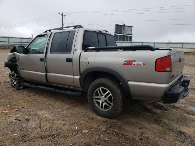 1GCDT13X33K186648 - 2003 CHEVROLET S TRUCK S10 SILVER photo 2