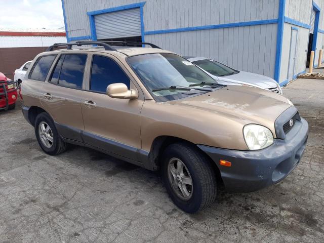 KM8SC13E54U713287 - 2004 HYUNDAI SANTA FE GLS GOLD photo 4