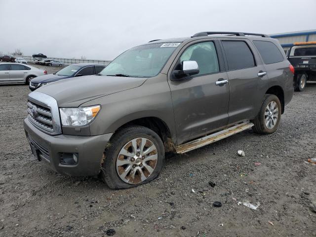 5TDBY68A18S012636 - 2008 TOYOTA SEQUOIA LIMITED BROWN photo 1
