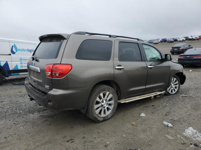 5TDBY68A18S012636 - 2008 TOYOTA SEQUOIA LIMITED BROWN photo 3