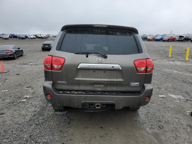 5TDBY68A18S012636 - 2008 TOYOTA SEQUOIA LIMITED BROWN photo 6