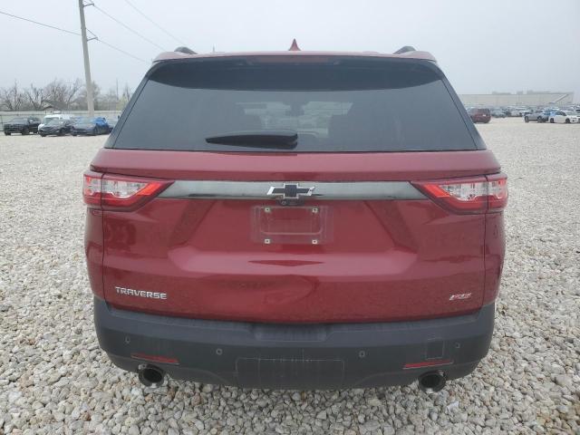 1GNERJKWXLJ307605 - 2020 CHEVROLET TRAVERSE RS BURGUNDY photo 6