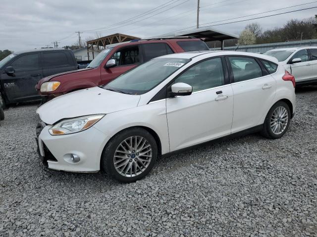 1FAHP3M2XCL182536 - 2012 FORD FOCUS SEL WHITE photo 1