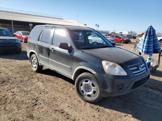 JHLRD78536C036389 - 2006 HONDA CR-V LX BLACK photo 4