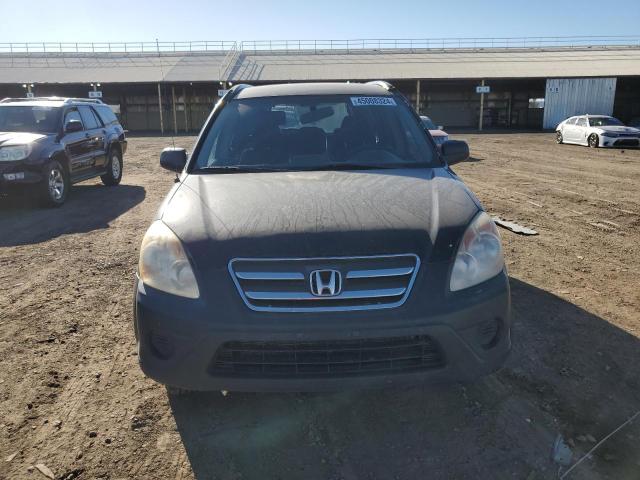 JHLRD78536C036389 - 2006 HONDA CR-V LX BLACK photo 5