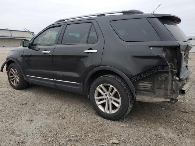 1FM5K7D85FGA40353 - 2015 FORD EXPLORER XLT BLACK photo 2