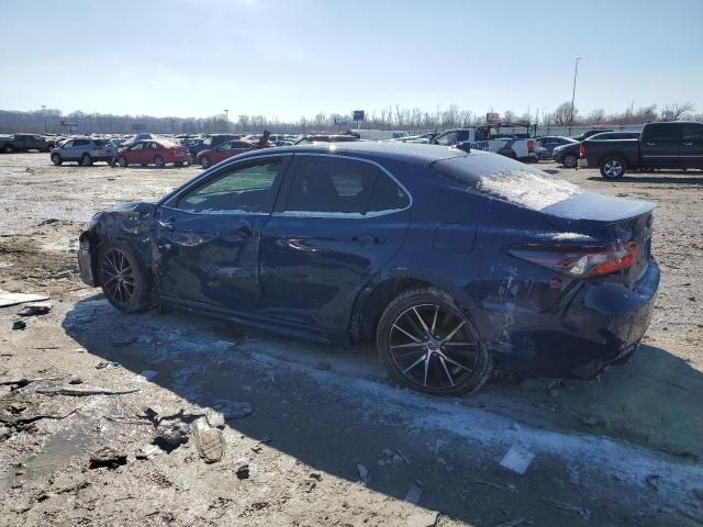 4T1G31AK8PU047383 - 2023 TOYOTA CAMRY SE NIGHT SHADE BLUE photo 2