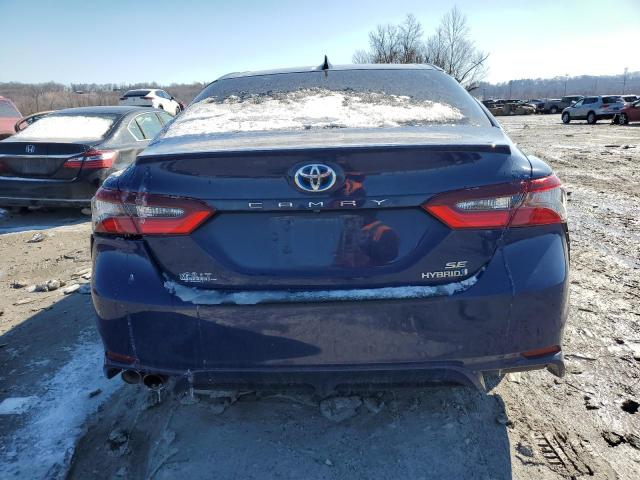 4T1G31AK8PU047383 - 2023 TOYOTA CAMRY SE NIGHT SHADE BLUE photo 6