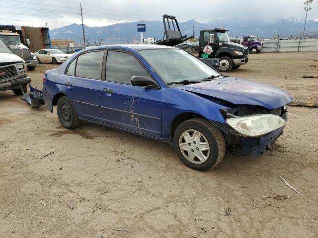 1HGES16335L018796 - 2005 HONDA CIVIC DX VP 蓝色 照片 4