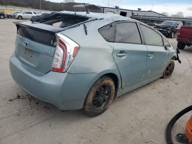 JTDKN3DU3F1895348 - 2015 TOYOTA PRIUS GRAY photo 3