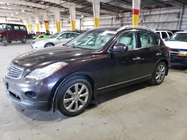 JN1AJ0HR0AM757854 - 2010 INFINITI EX35 BASE ბურგუნდია ფოტო 1