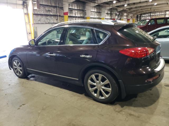 JN1AJ0HR0AM757854 - 2010 INFINITI EX35 BASE ბურგუნდია ფოტო 2