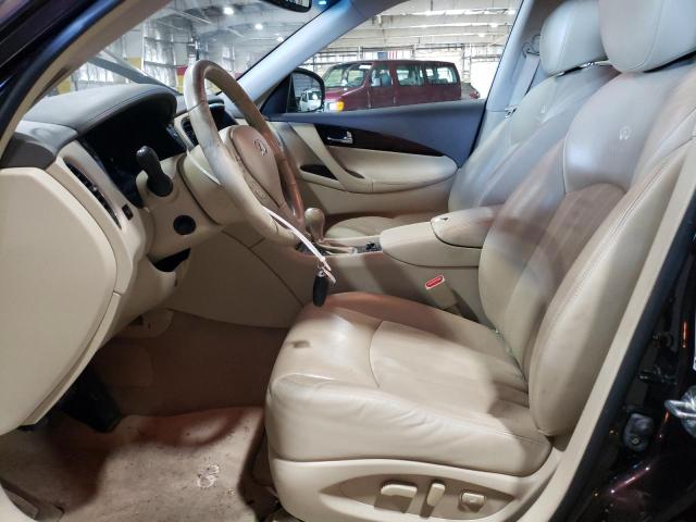 JN1AJ0HR0AM757854 - 2010 INFINITI EX35 BASE ბურგუნდია ფოტო 7