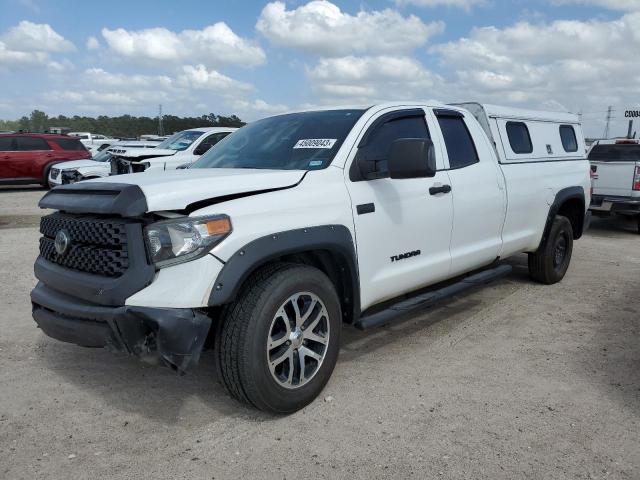 5TFCY5F18KX025189 - 2019 TOYOTA TUNDRA DOUBLE CAB SR/SR5 WHITE photo 1