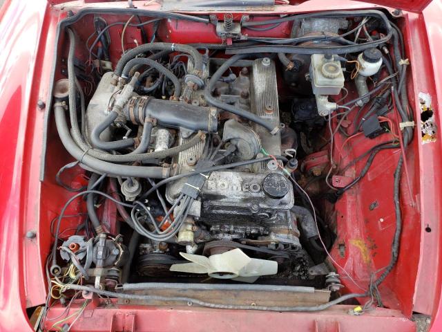 ZARBA5411G1044234 - 1986 ALFA ROMEO VELOCE 2000 SPIDER RED photo 11