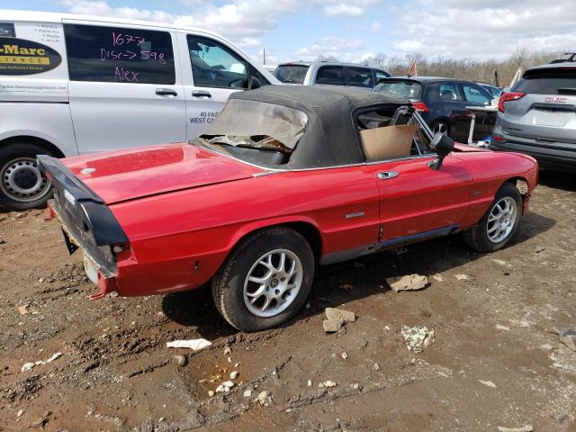 ZARBA5411G1044234 - 1986 ALFA ROMEO VELOCE 2000 SPIDER RED photo 3