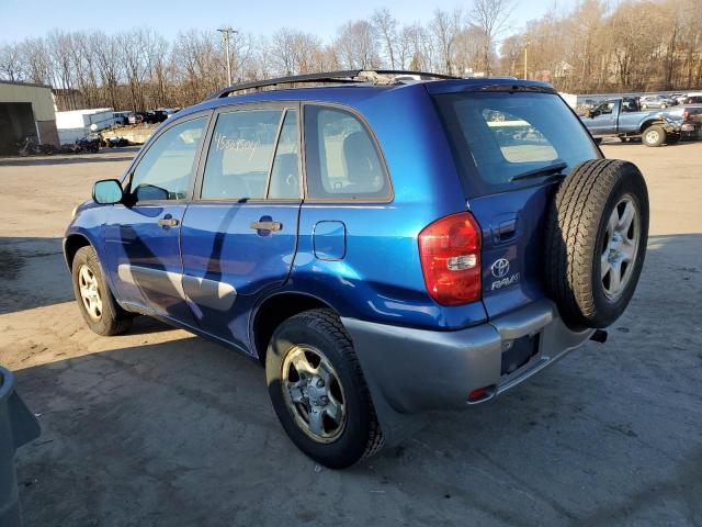 JTEGD20V850066261 - 2005 TOYOTA RAV4 BLUE photo 2