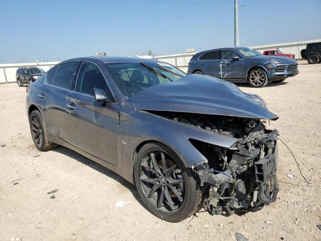 JN1EV7AP5JM361605 - 2018 INFINITI Q50 LUXE CHARCOAL photo 4