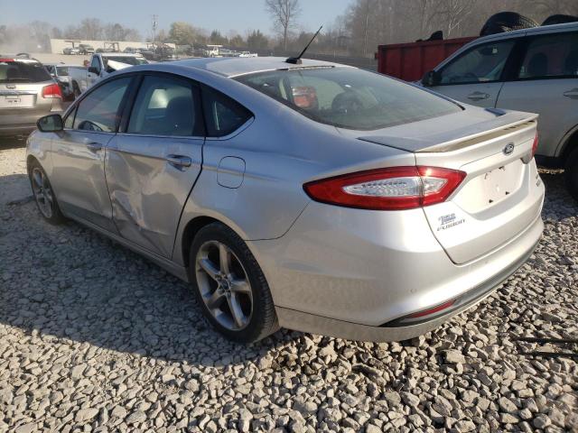 3FA6P0HR1DR105604 - 2013 FORD FUSION SE SILVER photo 2