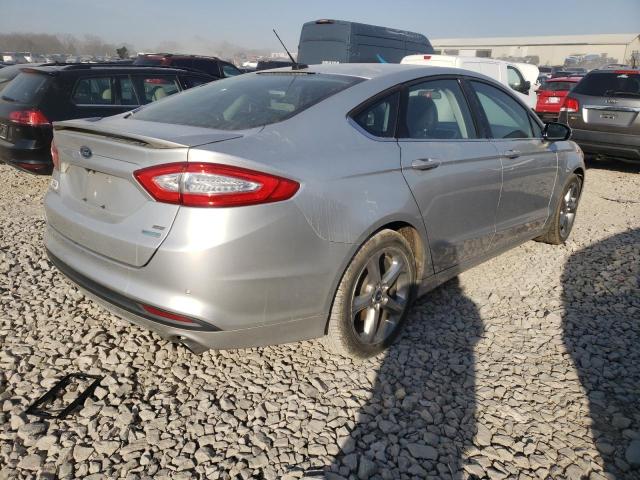 3FA6P0HR1DR105604 - 2013 FORD FUSION SE SILVER photo 3