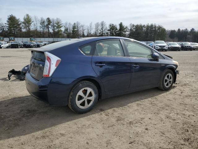 JTDKN3DUXD1638734 - 2013 TOYOTA PRIUS BLUE photo 3