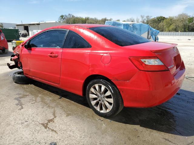 2HGFG1B8XAH527931 - 2010 HONDA CIVIC EX RED photo 2