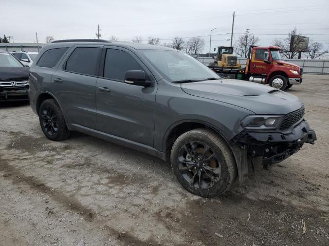 1C4RDJDG5PC657801 - 2023 DODGE DURANGO GT GRAY photo 4