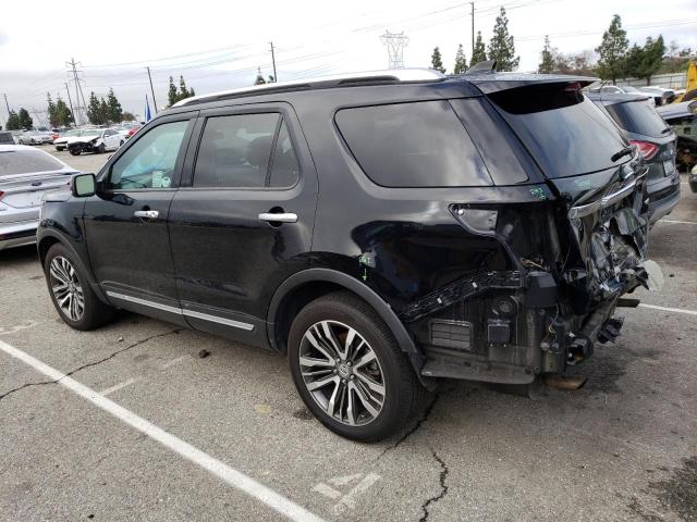 1FM5K8HT4GGC58841 - 2016 FORD EXPLORER PLATINUM BLACK photo 2