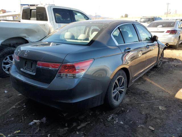 1HGCP2F30BA030698 - 2011 HONDA ACCORD LX GRAY photo 3