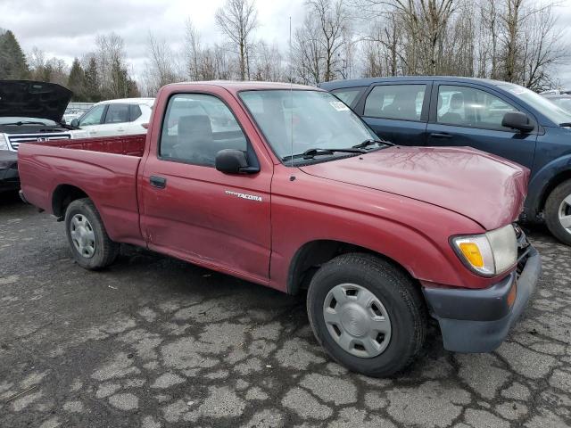 4TANL42N6VZ326557 - 1997 TOYOTA TACOMA MAROON photo 4