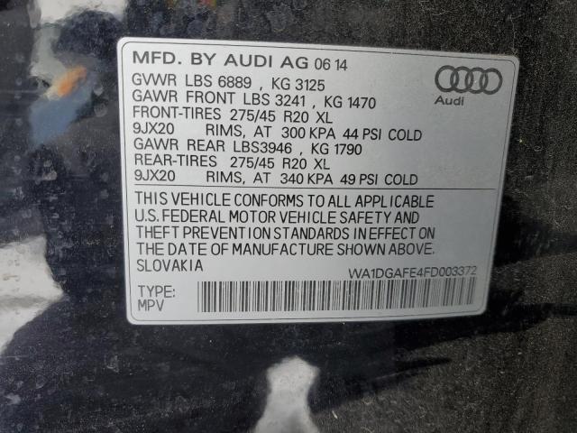 WA1DGAFE4FD003372 - 2015 AUDI Q7 PRESTIGE 黑色 照片 14