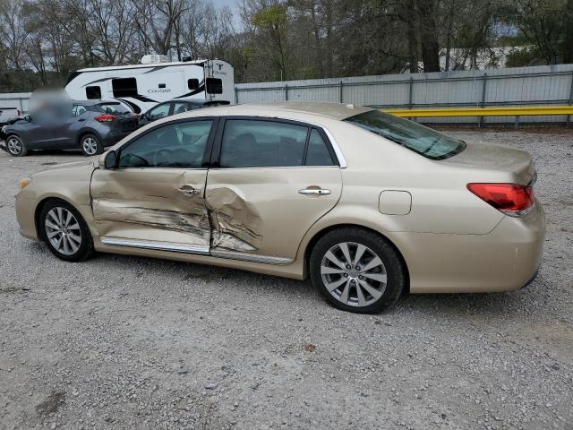 4T1BK3DB8BU379224 - 2011 TOYOTA AVALON BASE GOLD photo 2