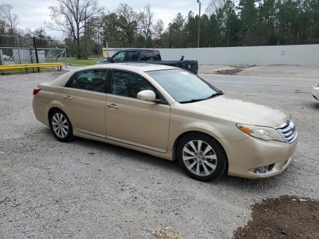 4T1BK3DB8BU379224 - 2011 TOYOTA AVALON BASE GOLD photo 4