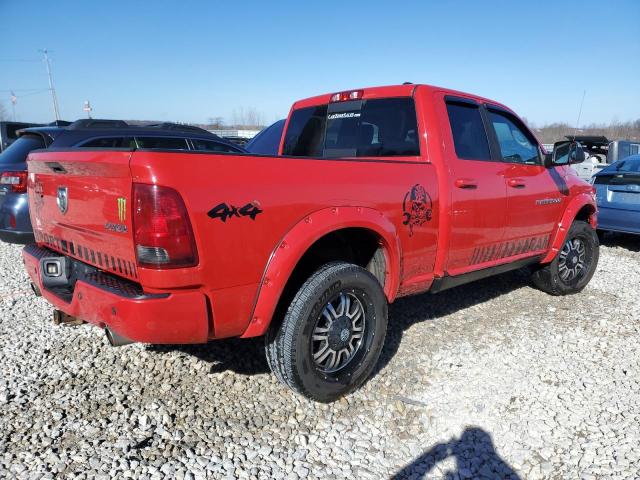 1D7RV1GT2BS581660 - 2011 DODGE RAM 1500 RED photo 3