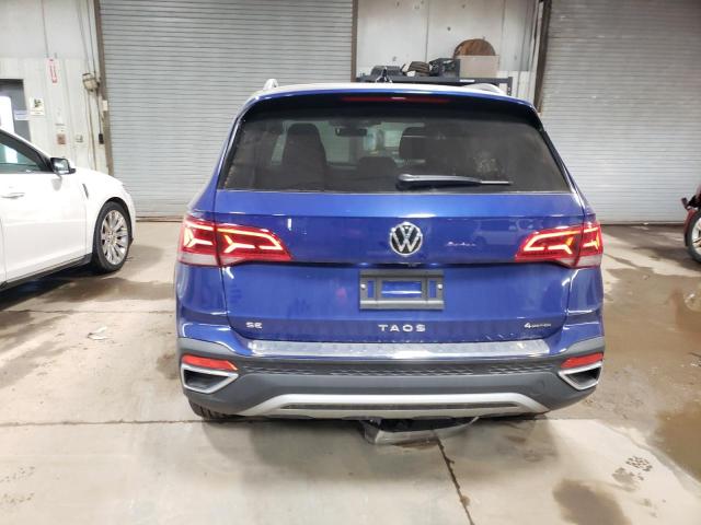 3VVUX7B2XRM020384 - 2024 VOLKSWAGEN TAOS SE BLUE photo 6