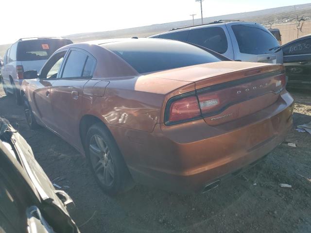 2B3CL3CG8BH525757 - 2011 DODGE CHARGER ORANGE photo 2