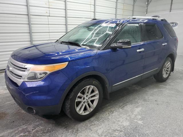 1FM5K7D87DGA33613 - 2013 FORD EXPLORER XLT BLUE photo 1