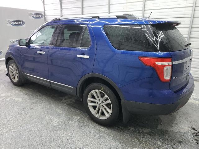 1FM5K7D87DGA33613 - 2013 FORD EXPLORER XLT BLUE photo 2