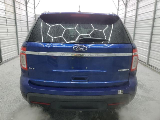 1FM5K7D87DGA33613 - 2013 FORD EXPLORER XLT BLUE photo 6