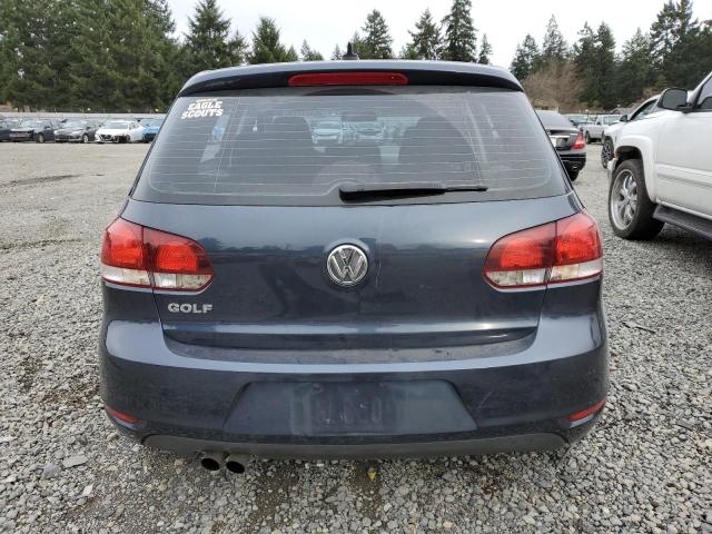 WVWDB7AJ5EW001063 - 2014 VOLKSWAGEN GOLF BLUE photo 6