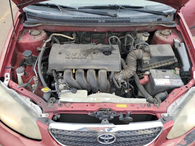 JTDBR32E170135023 - 2007 TOYOTA COROLLA CE MAROON photo 11