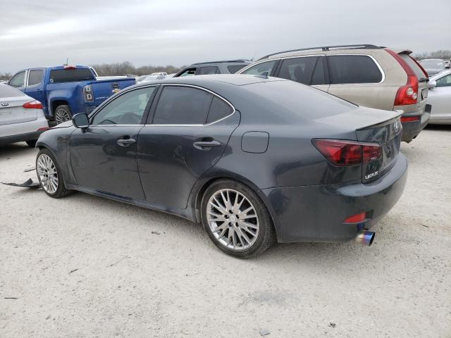 JTHBK262575044840 - 2007 LEXUS IS 250 GRAY photo 2