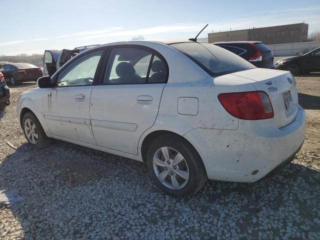 KNADH4A39A6678154 - 2010 KIA RIO LX WHITE photo 2