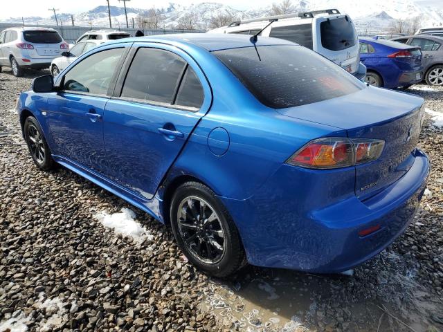 JA32U2FU4AU003818 - 2010 MITSUBISHI LANCER ES/ES SPORT BLUE photo 2