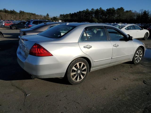 1HGCM66517A051875 - 2007 HONDA ACCORD EX SILVER photo 3