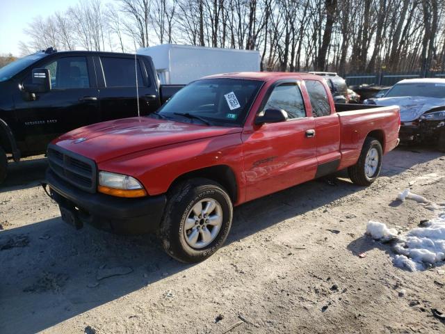 1D7GL32K94S713419 - 2004 DODGE DAKOTA SPORT RED photo 1